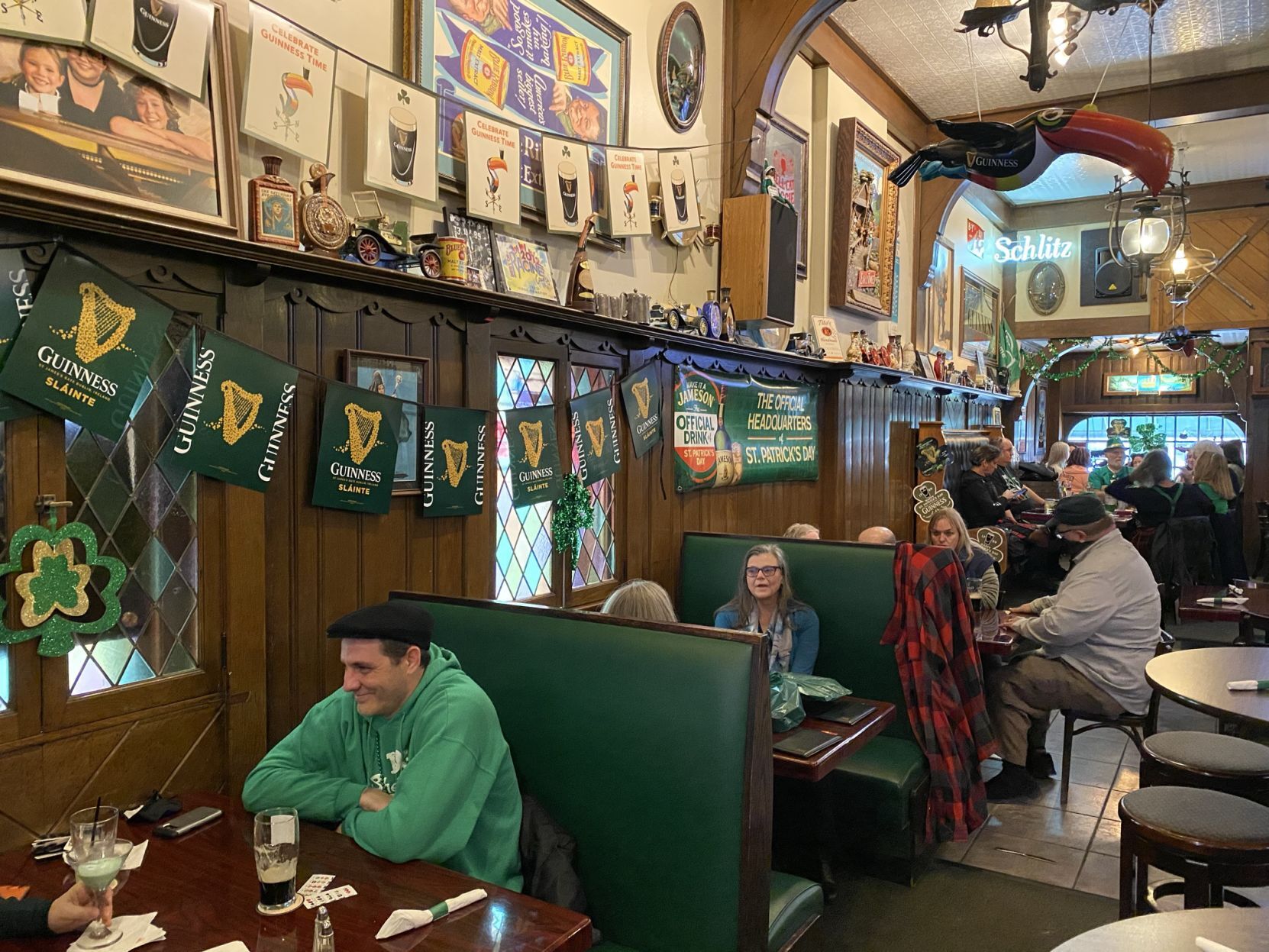 Customers at The Ivanhoe Pub & Eatery